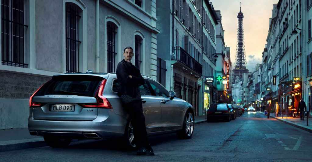 Volvo Cars’ new V90 campaign features footballing legend Zlatan Ibrahimovic