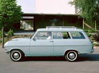Ten generations of Opel compact station wagons