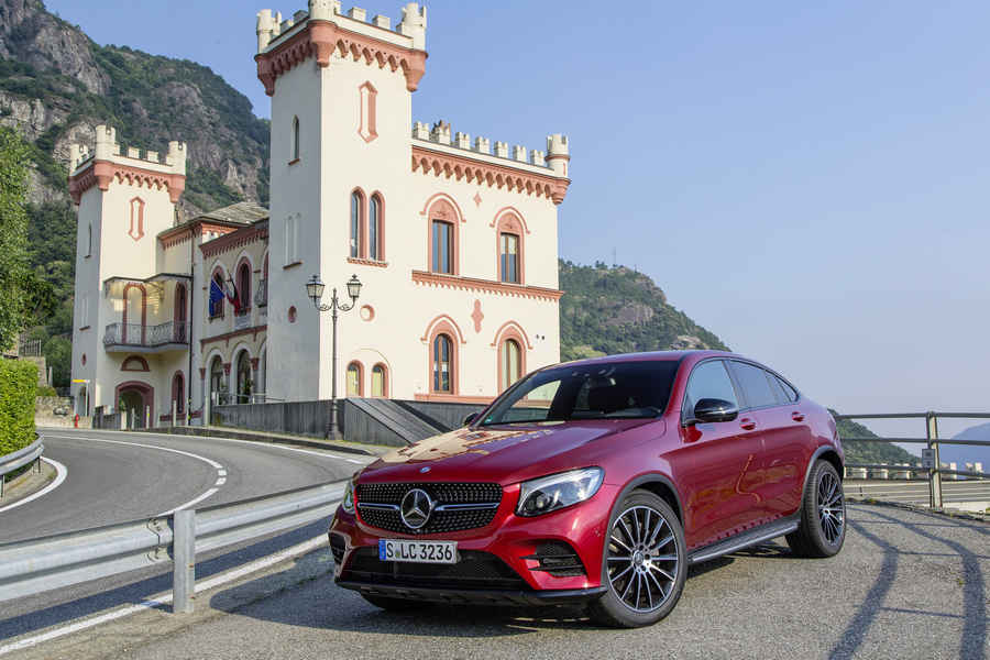 Mercedes-Benz GLC Coupé (C253), Press Test Drive Turin 2016