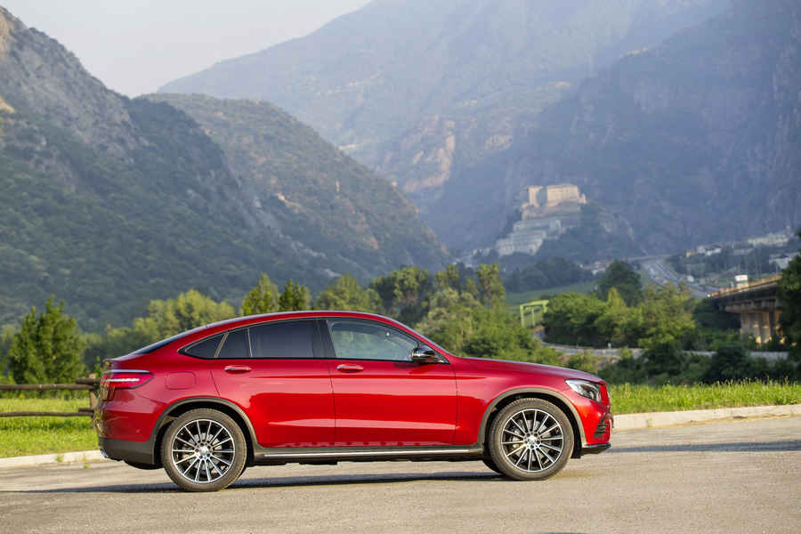 Mercedes-Benz GLC Coupé (C253), Press Test Drive Turin 2016