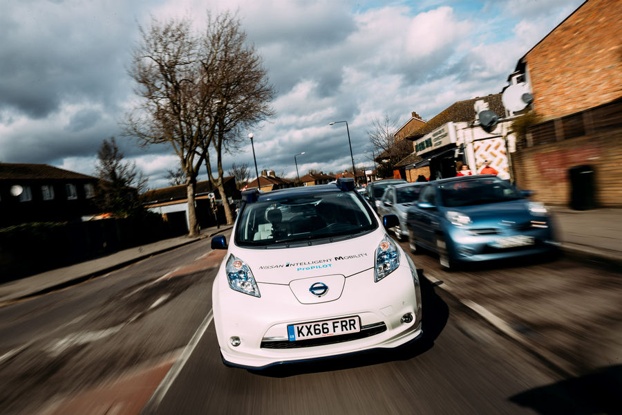 Nissan's autonomous drive demonstration event – London