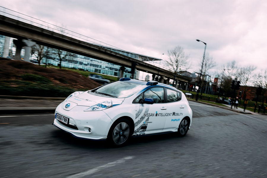 Nissan's autonomous drive demonstration event – London