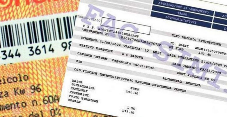 Bollo auto pagamento a rate