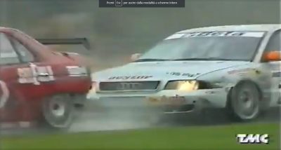 Fabrizio Giovanardi (Alfa 155 TS) vs Karl Wendlinger (Audi A4 Quattro) Superturismo 1997