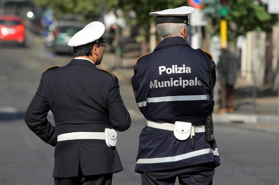 Polizia Municipale verbale multa dopo incidente