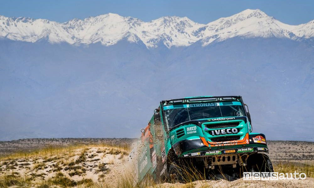 Dakar 2018 10^ tappa Salta-Belen truck Iveco Petronas