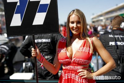 ragazze Formula 1 grid girl