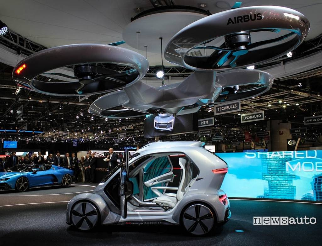 Italdesign Pop.up Next auto drone auto del futuro