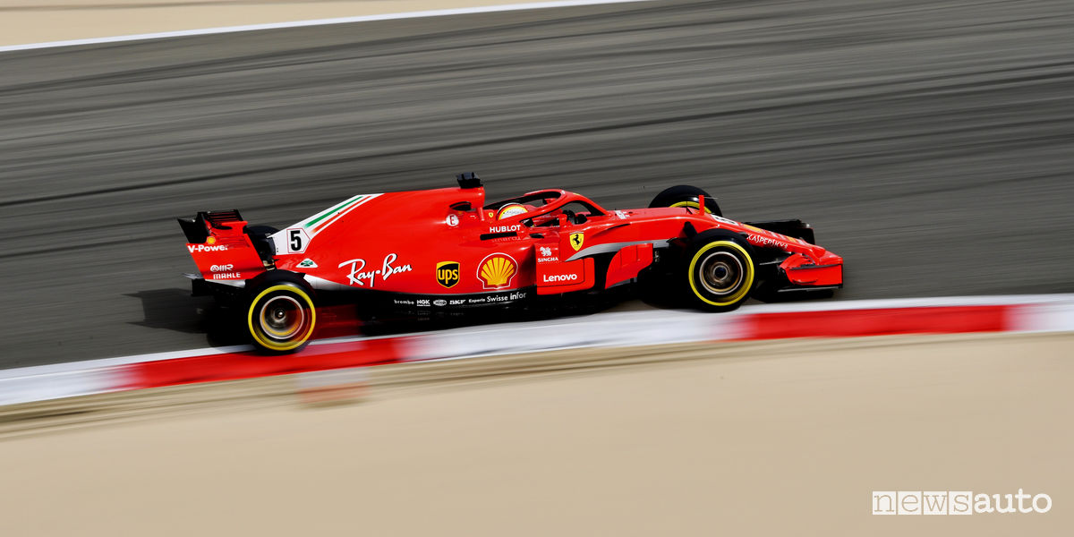 Qualifiche F1 Gp Bahrain 2018 Ferrari Vettel
