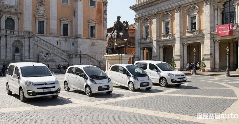 Auto elettriche Roma Groupe PSA