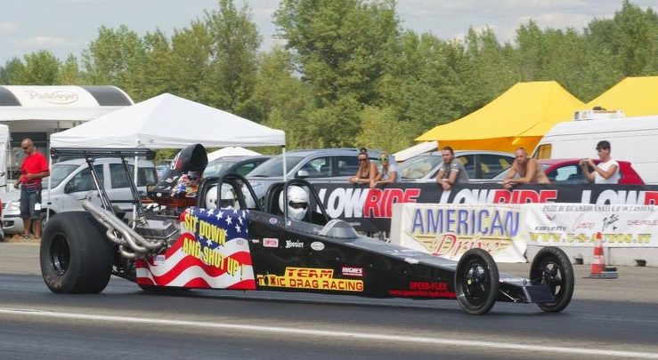 Dragster partenza incidente rivanazzano