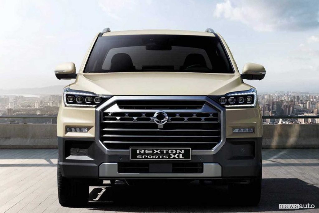 KGM Rexton pick-up frontale griglia anteriore