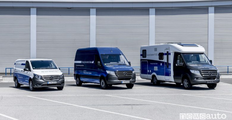 Veicoli commerciali Mercedes elettrici eSprinter