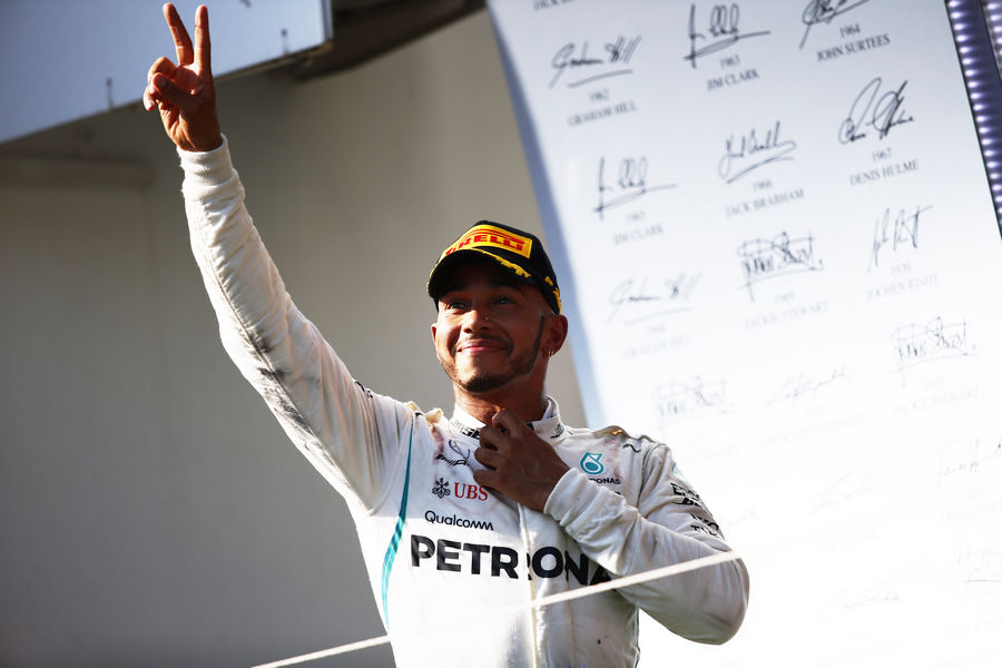 F1 2018 podio Gp Ungheria: Mercedes-AMG Hamilton