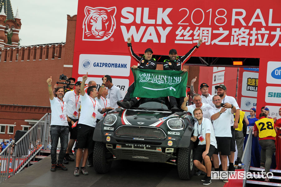 Silk Way Rally_2018 podio Mini Alrajhi