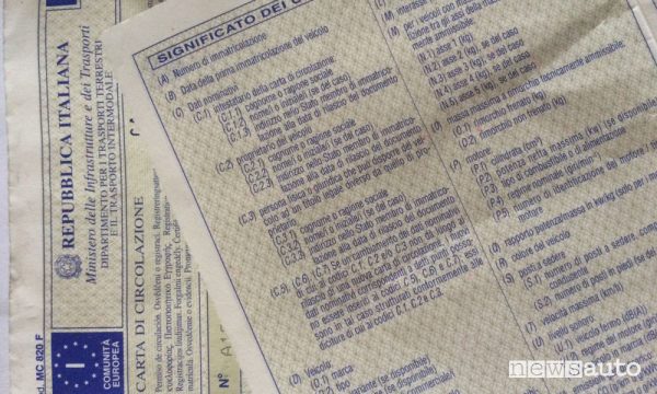 Carta Di Circolazione Come Si Legge Guida Al Libretto Auto