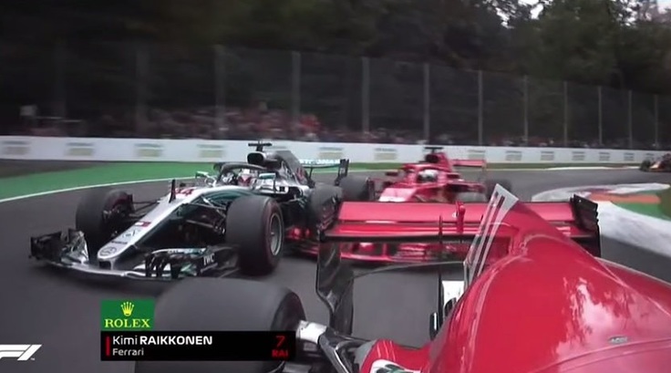 Vettel Hamilton F1 Monza 2018