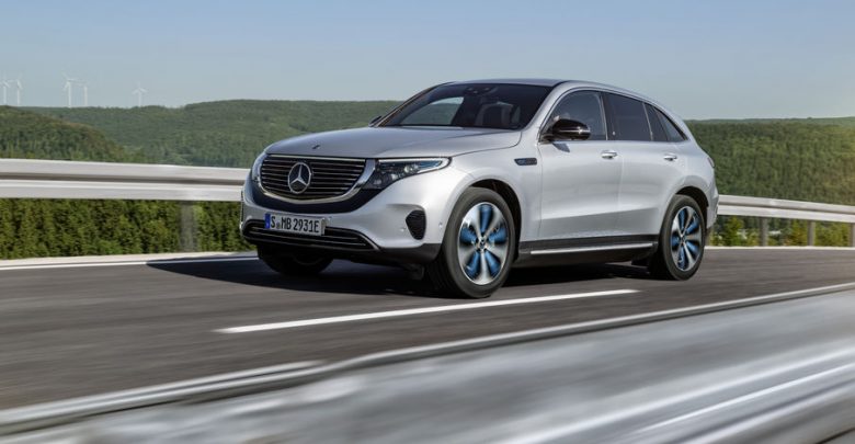 Mercedes-Benz EQC 400 4MATIC, vista laterale