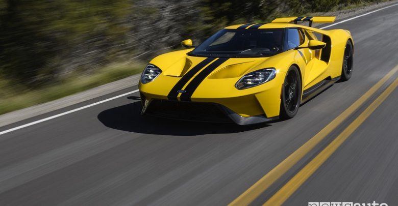 Ford GT, vista frontale