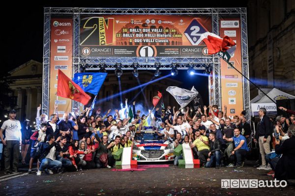Andreucci e Peugeot Campioni Campionato Italiano Rally 2018