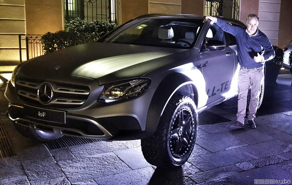 Mercedes Classe E ponti a portale 4x4 al quadrato
