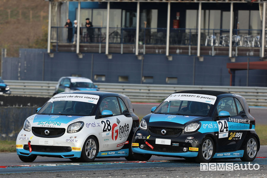 smart EQ fortwo e-cup a Franciacorta