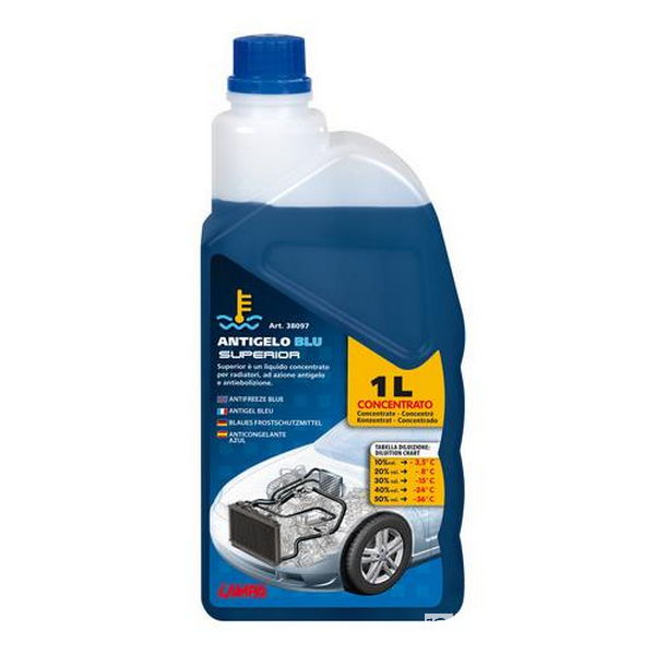 Liquido antigelo di colore blu Lampa