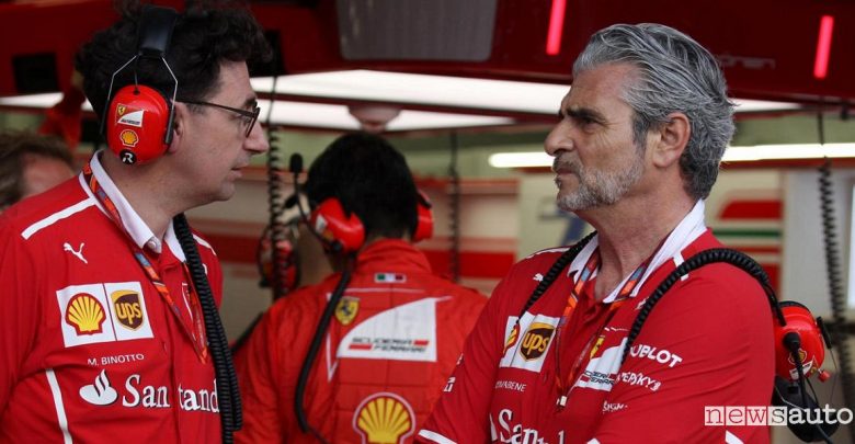 Gestione Sportiva Ferrari Arrivabene Binotto