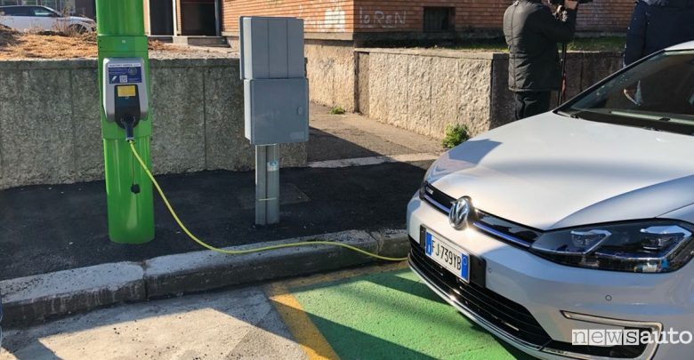 Ricarica auto elettriche Verona, la presa è nei pali della luce