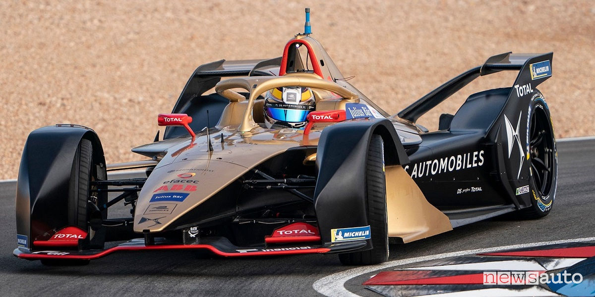 DS Formula E test pista Calafat Spagna