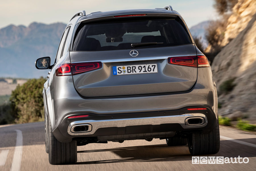 Mercedes-Benz GLS 2019, AMG Line vista posteriore