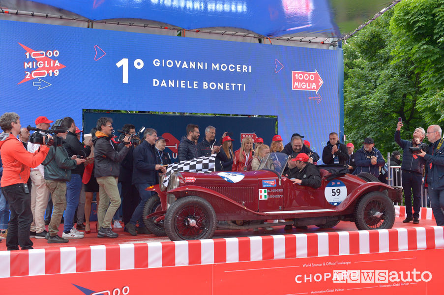 Mille Miglia 2019 equipaggio vincitore Moceri/Bonetti Alfa Romeo 6C 1500 SS 1928