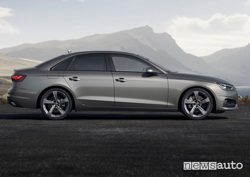 Audi A4 vista laterale