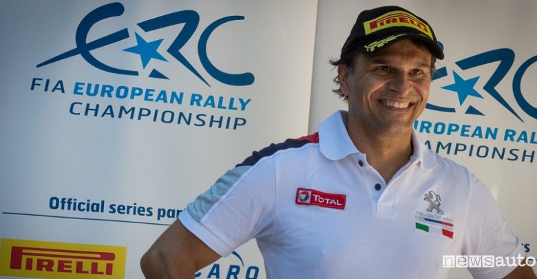 Paolo Andreucci nel Campionato Italiano Rally con la Peugeot 208 T16