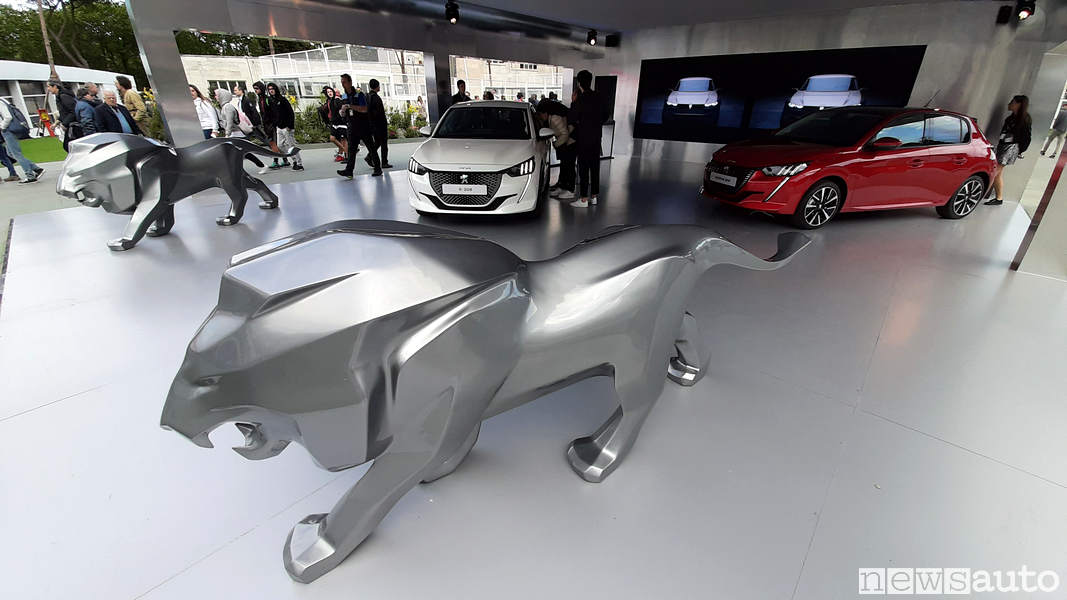 Leone Peugeot stand Roma Internazionali BNL d'Italia