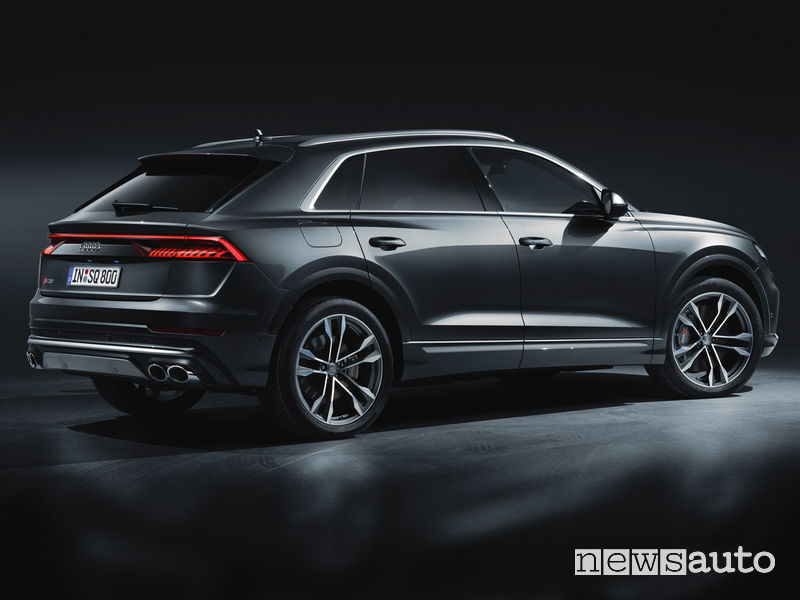 Audi SQ8 TDI vista posteriore