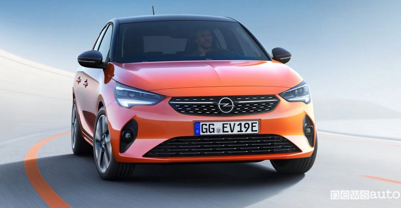 Nuova Opel Corsa 2020 elettrica