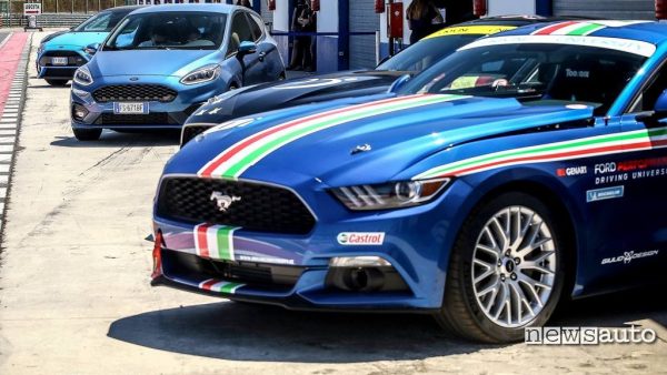 Fiesta, Mustang e Focus, prove in pista con auto sportive nei corsi Ford Performance