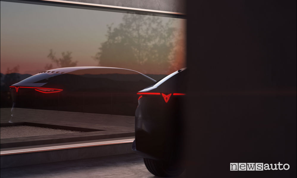 Teaser concept elettrico Cupra Salone di Francoforte 2019