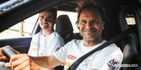 Corsi di rally con Peugeot e Andreucci