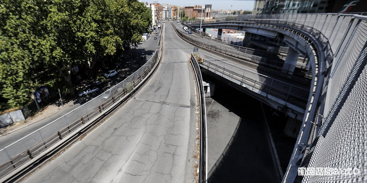 Tangenziale Est di Roma chiusa