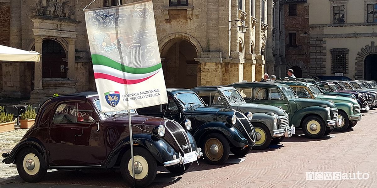 Auto storiche, Giornata Nazionale del Veicolo d’Epoca
