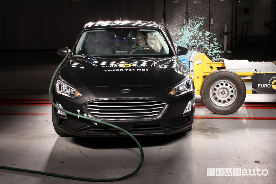 Crash test Euro NCAP urto laterale Ford Focus