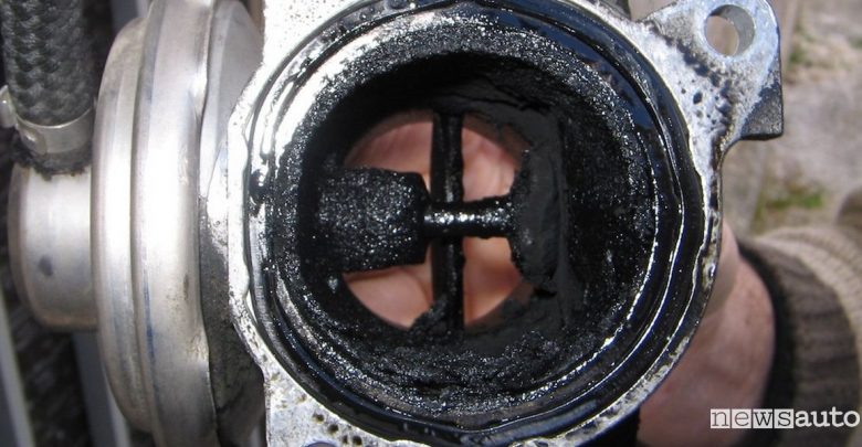 Valvola EGR sporca