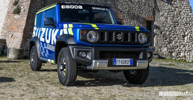 Suzuki Jimny livrea MotoGp al 4x4 Fest di Carrara 2019