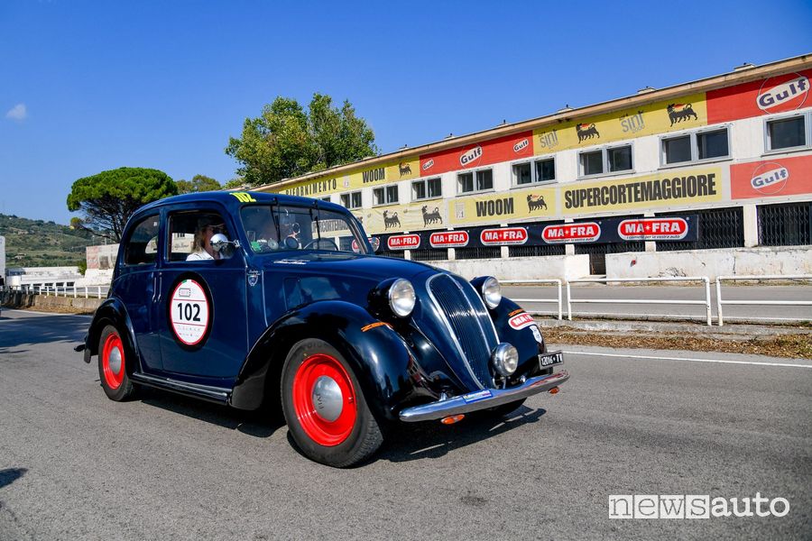 Fiat 508 C del 1937 1^ alla Targa Florio Classica 2019