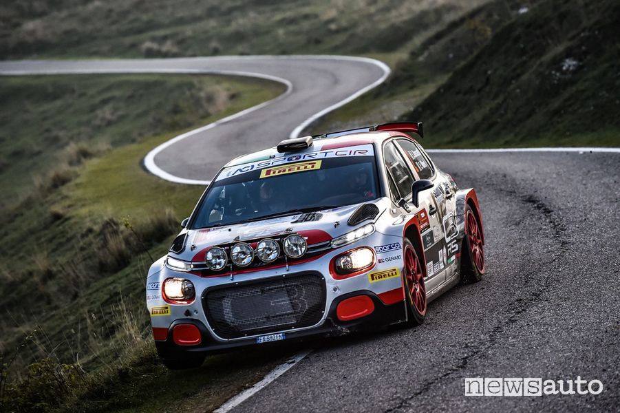 Citroën C3 R5 al Rally Due Valli Rossetti-Mori