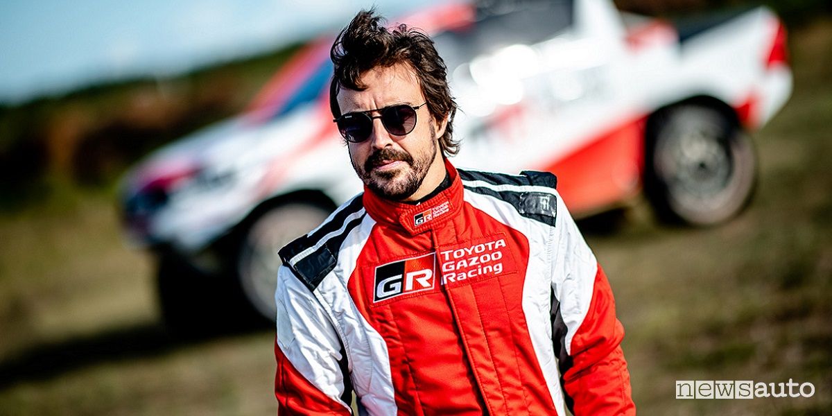 Fernando Alonso alla Dakar 2020 con la Toyota