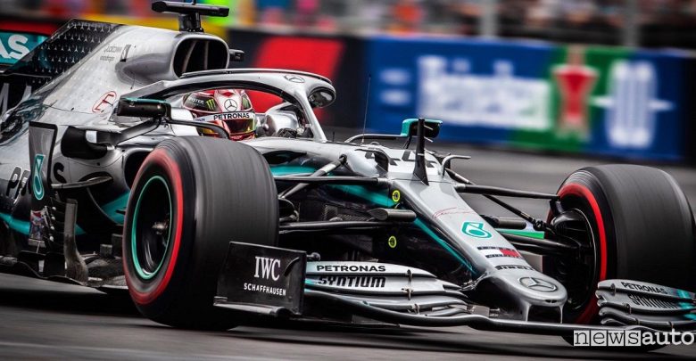 F1 Gp Messico 2019, vittoria Mercedes con Hamilton