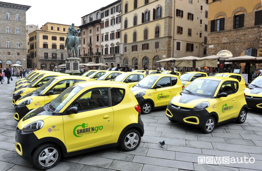Sharengo car-sharing elettrico a Firenze